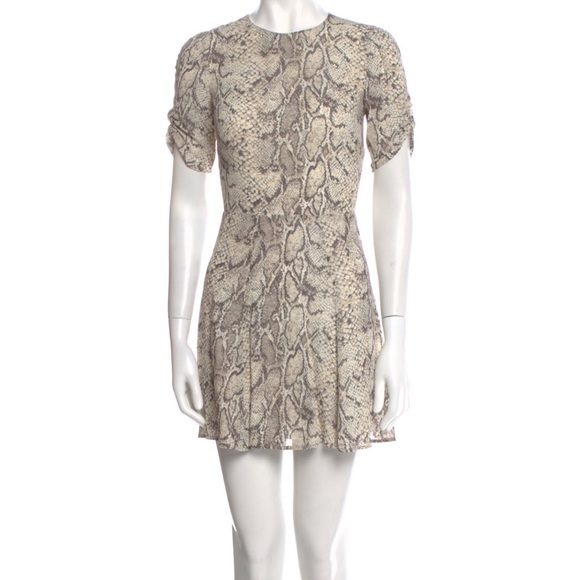 Reformation hourglass python snake print dress - Picture 1 of 6